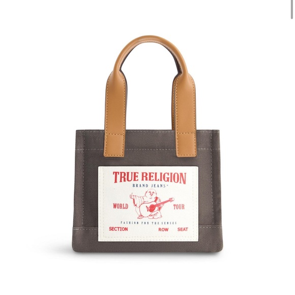 TRUE RELIGION Mini Crossbody Tote - Picture 1 of 3